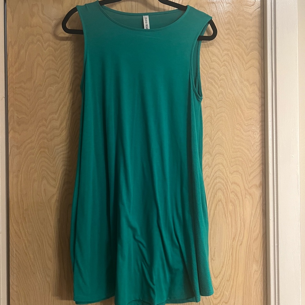 Zenana Premium Sleeveless T-shirt Dress